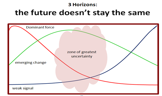 Three Horizons Future never stays the same