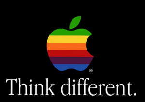 apple logo different